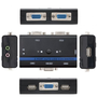 Nanocable KVM Switch VGA USB 1U-2PC Negro